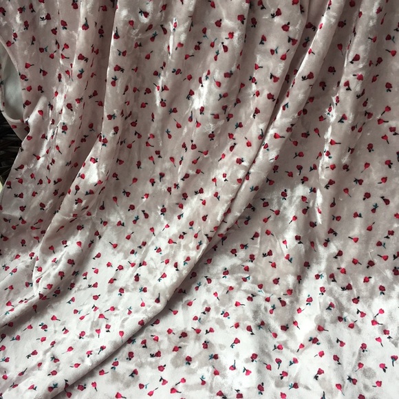 Lauren Conrad Velvet Floral Blouse - Picture 3 of 6